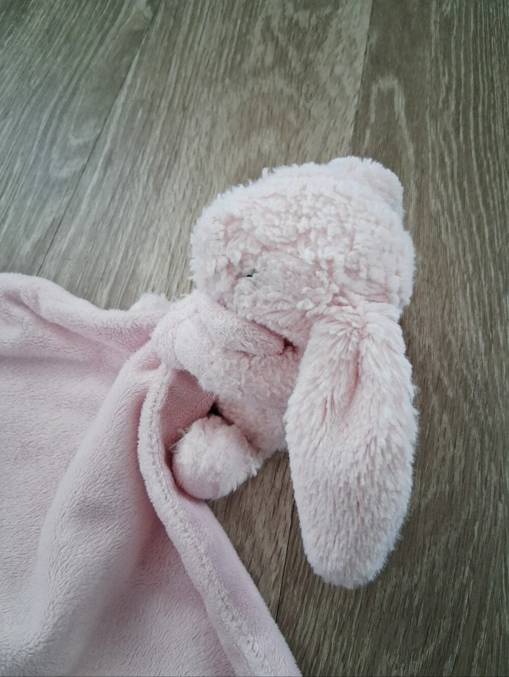 Jellycat Bashful Pink Bunny Soother Baby Lovey Security Blanket Plush